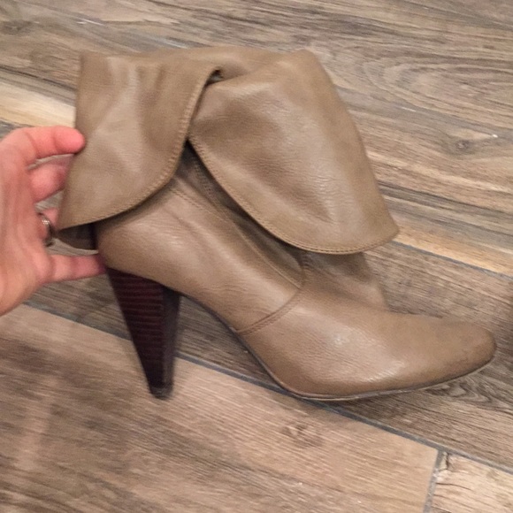 Tan Heeled Booties  - Picture 4 of 8